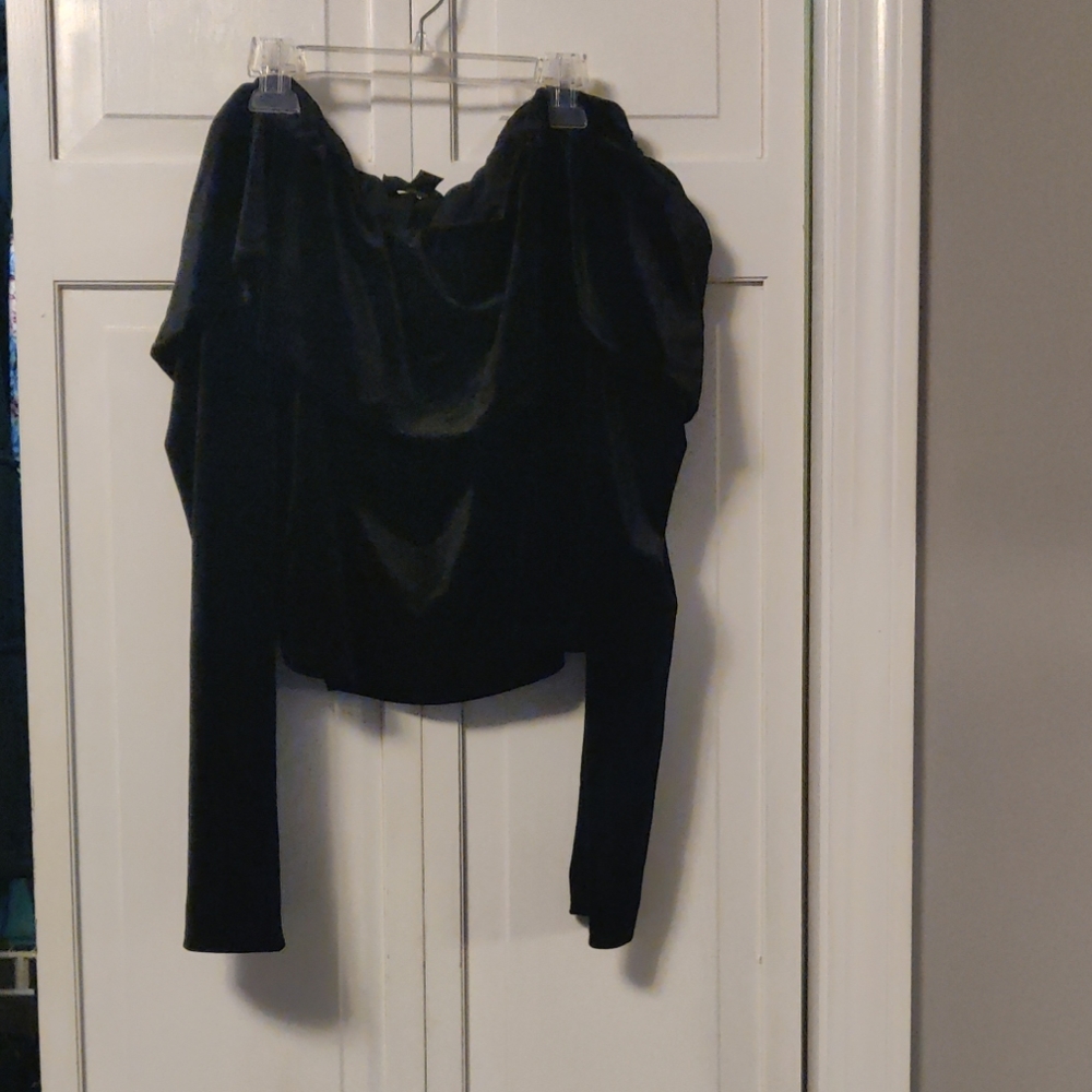 Velvet Plus size off the shoulder top